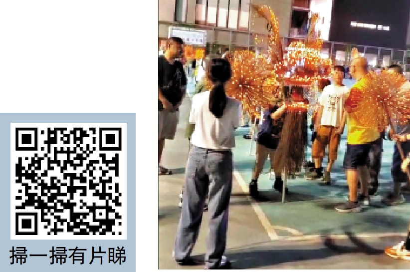 　　圖：參與舞小火龍的小朋友年初已開始接受訓練。