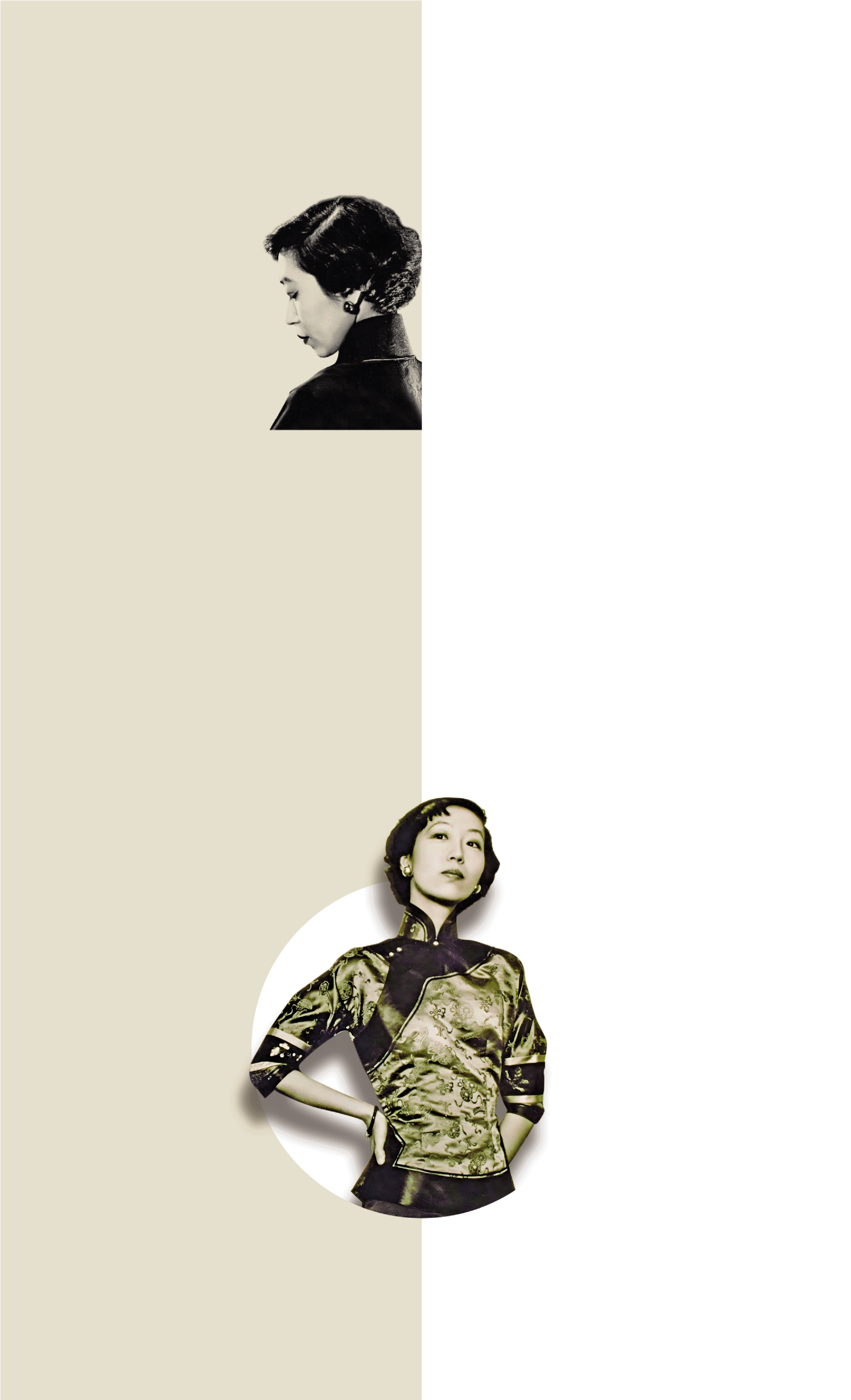 　　圖：張愛玲在蘭心照相館拍攝的相片。