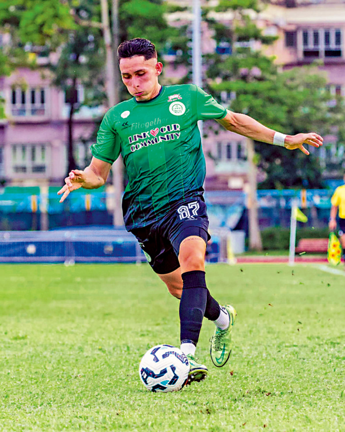 　　圖：尼高拉斯現效力大埔。