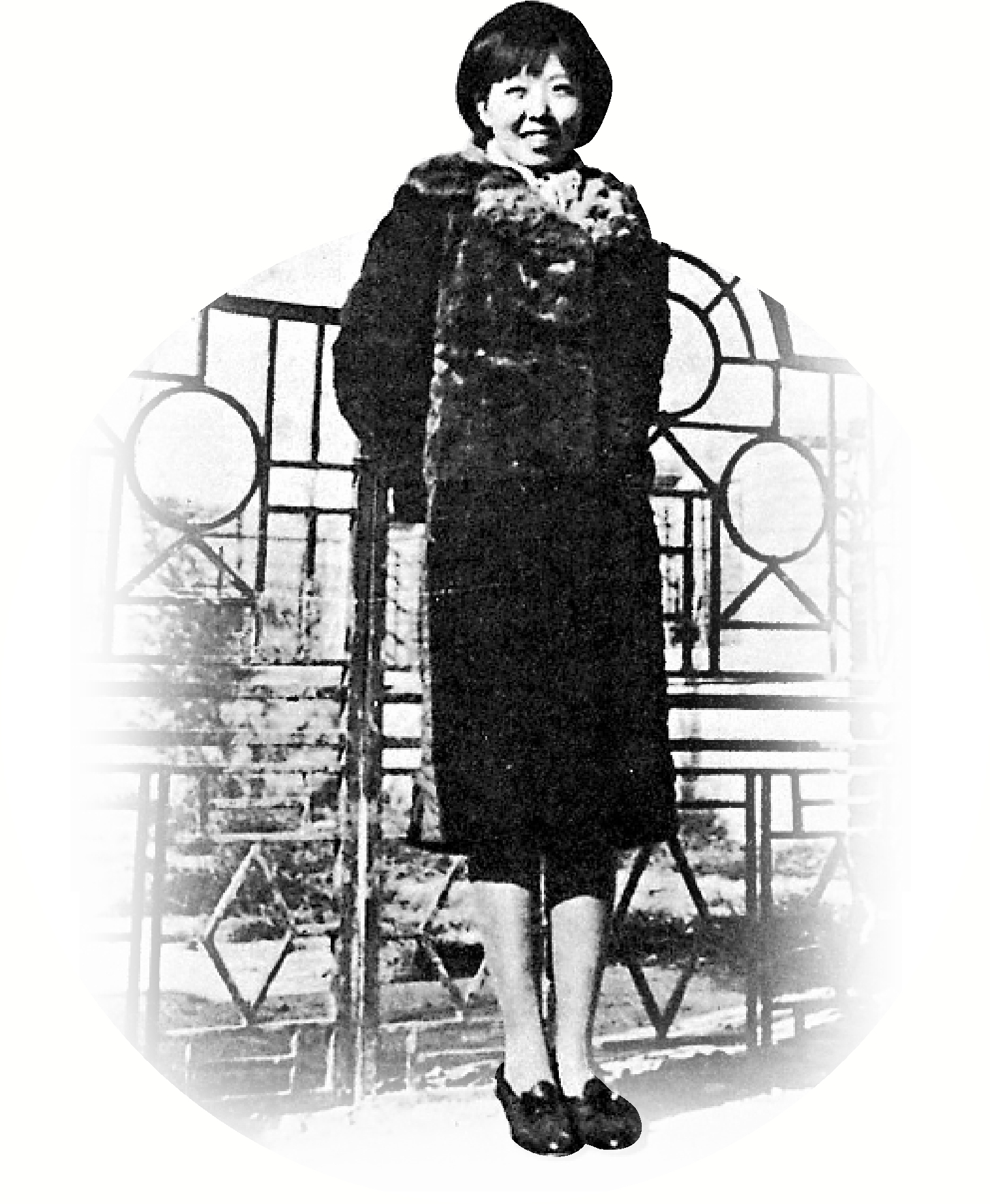 　　圖：蕭紅攝於一九三八年。