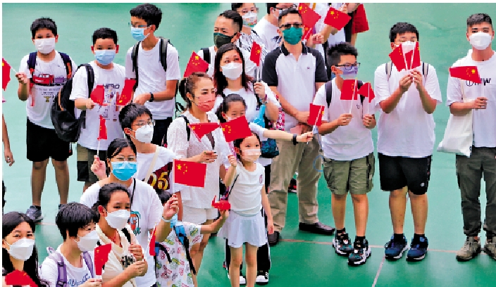 　　圖：教育局推展「心繫家國3.0」跨校、跨界別活動，強化中小學的中國歷史和國家地理教育。