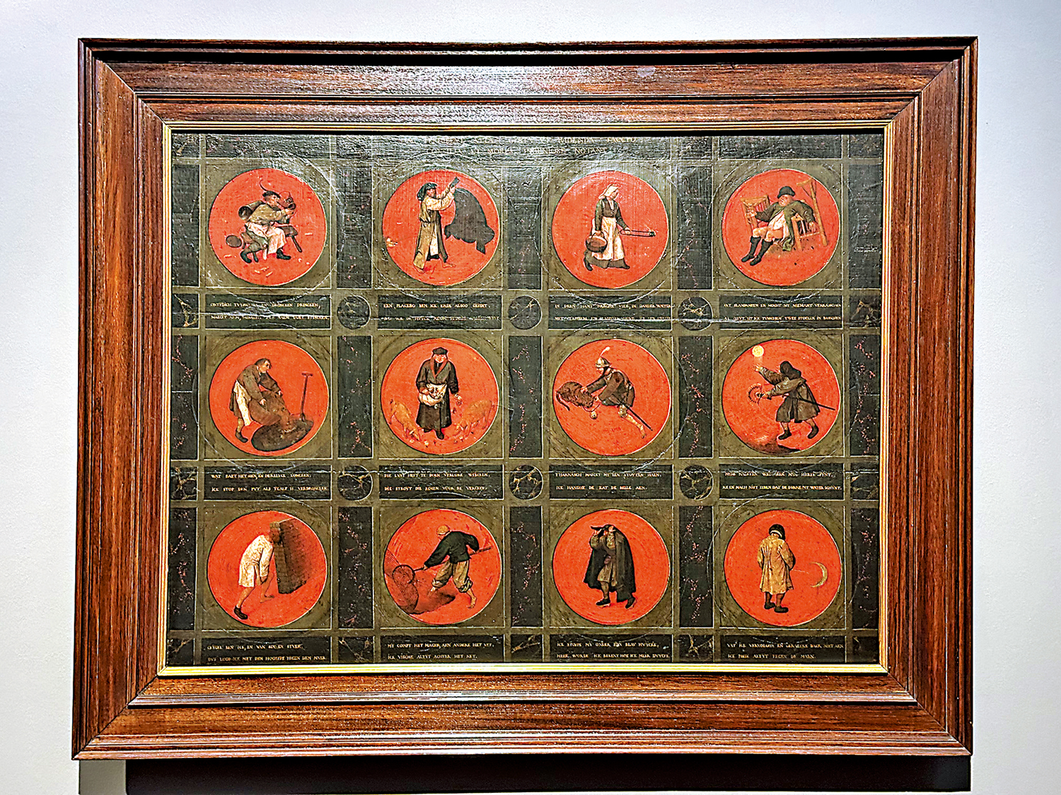 圖:老彼得·勃魯蓋爾作品《十二箴言》。\作者供圖