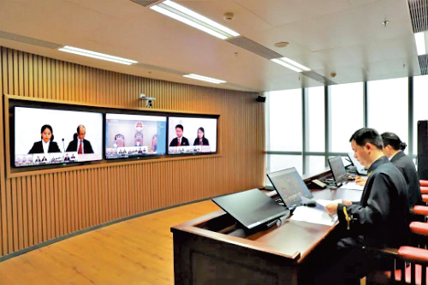 　　圖：廣州互聯網法院將構建銜接港澳的審判制度體系。