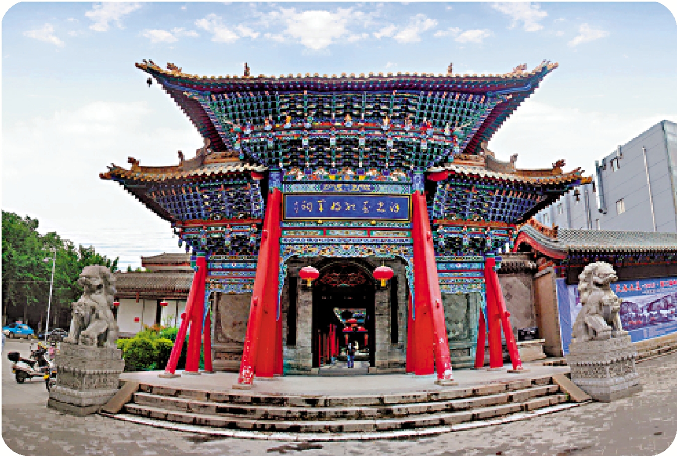 　　圖：位於甘肅天水市的「漢忠烈將軍紀信祠」。\資料圖片