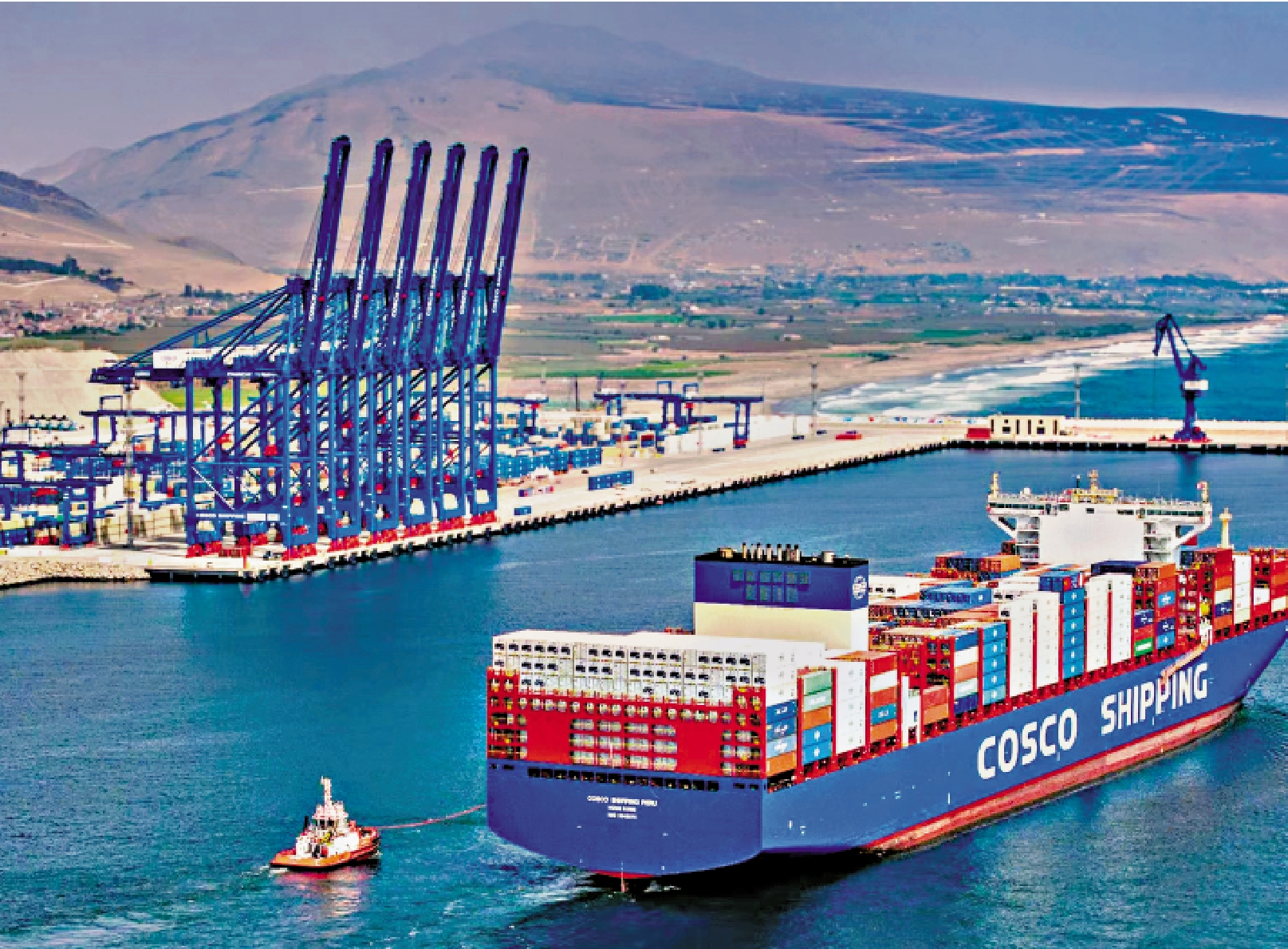 　　圖：秘魯錢凱港是中遠海運集團透過中遠海港在南美區域投資的首個綠色智慧港口。