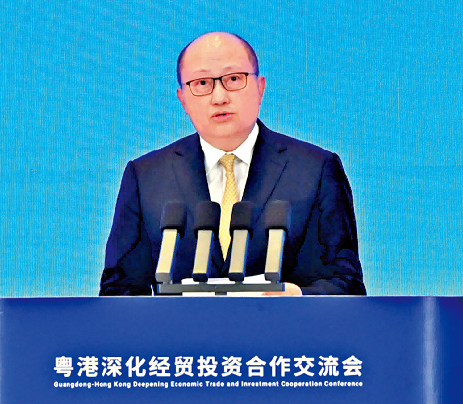 　　圖：鄭雁雄表示，制度創新的香港特區煥發出新風蕩漾的獨特魅力，大有可為。\大公報記者黃寶儀攝