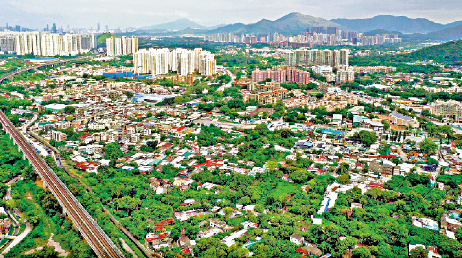 　　圖：特區政府計劃在北部都會區打造大學教育城，預留超過80公頃土地。