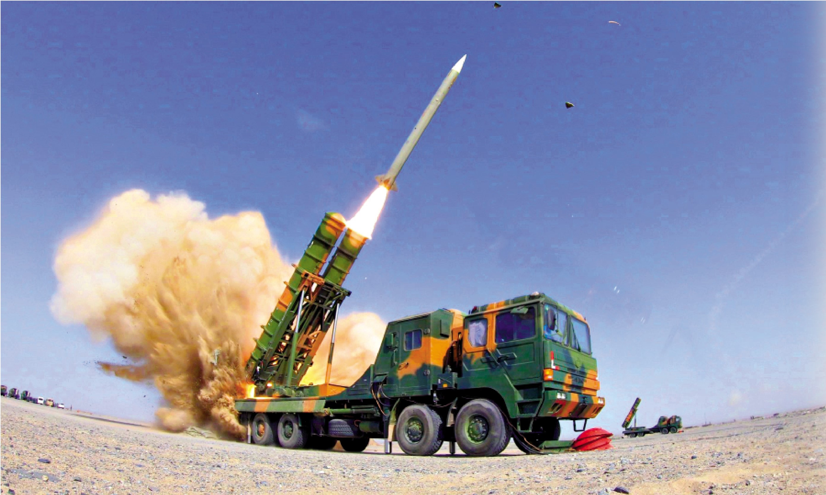 　　圖：紅旗-19、紅旗-9B/C在今年珠海航展首次官宣亮相，標誌「紅旗」家族整體戰力大躍升。圖為空軍紅旗-22在演訓中發射。