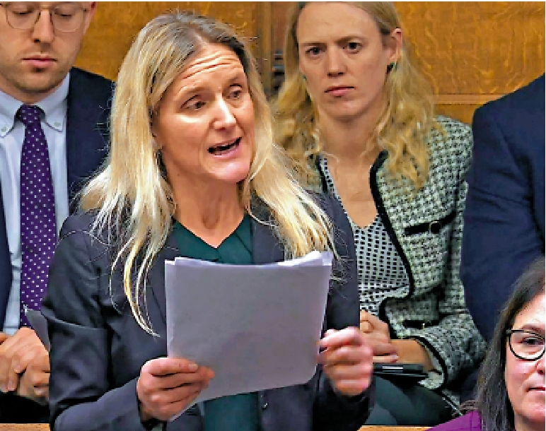 　　圖：提出「絕症末期法案」的英國工黨議員里德彼特。\法新社