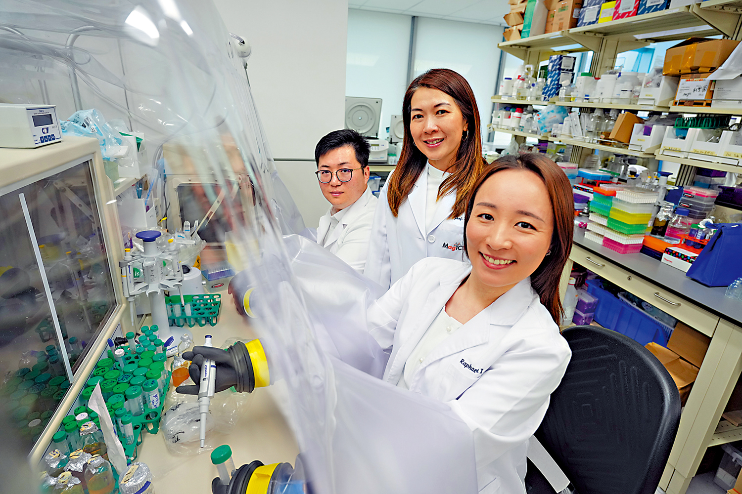 　　圖：研究團隊利用腸道微生物開發自閉症檢測工具，靈敏度逾九成，有望於明年面世。