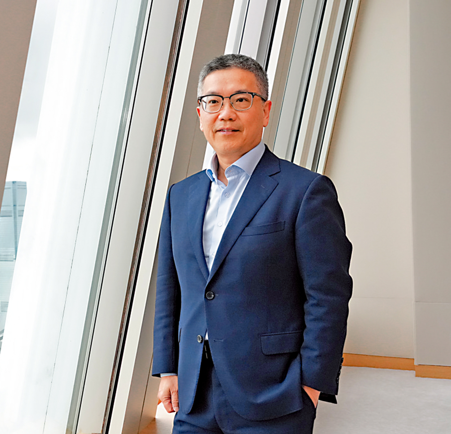 　　圖：阮國恒表示，金管局密切關注有關深度偽造的詐騙。\資料圖片