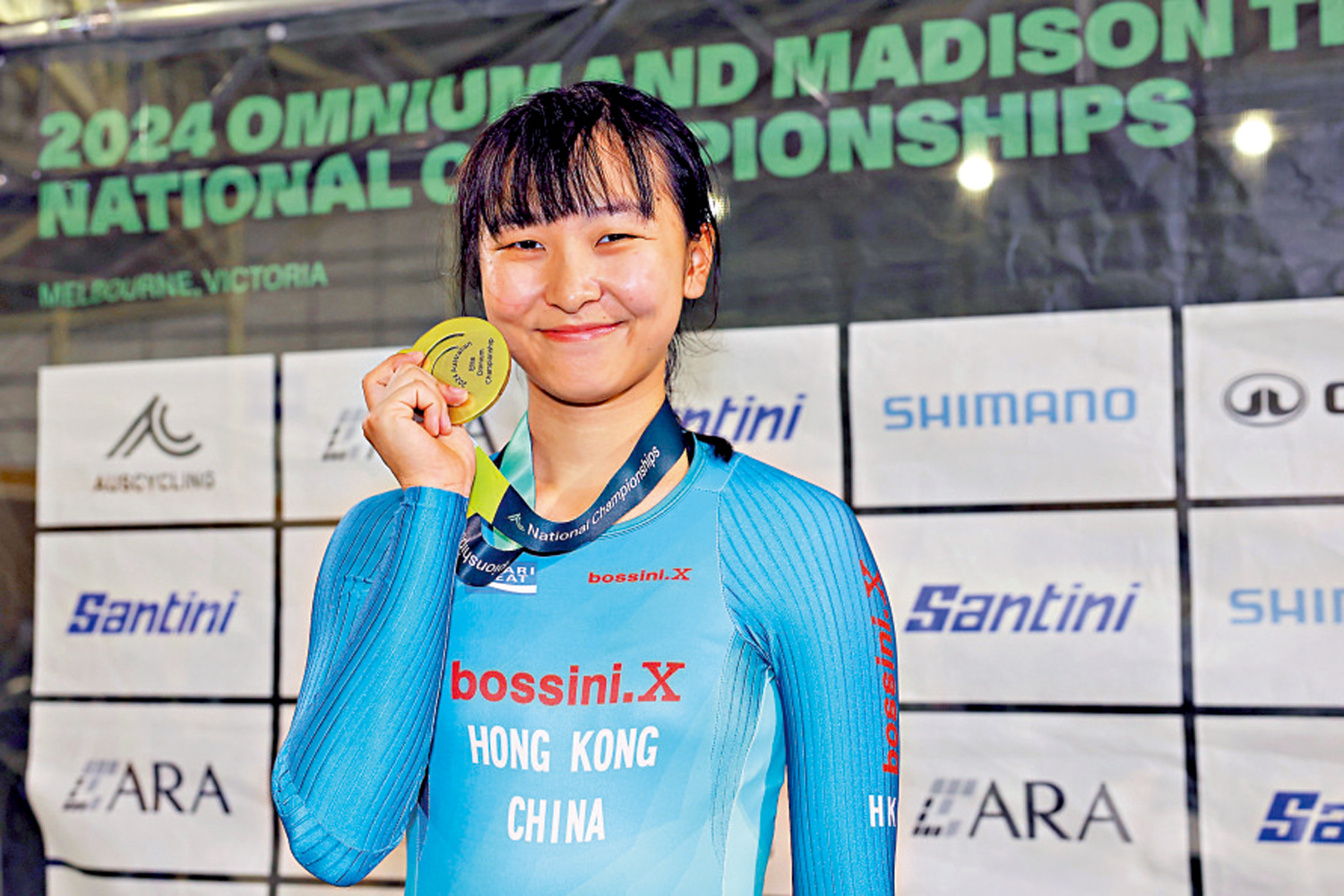 　　圖：李思穎揚威澳洲場地單車賽。