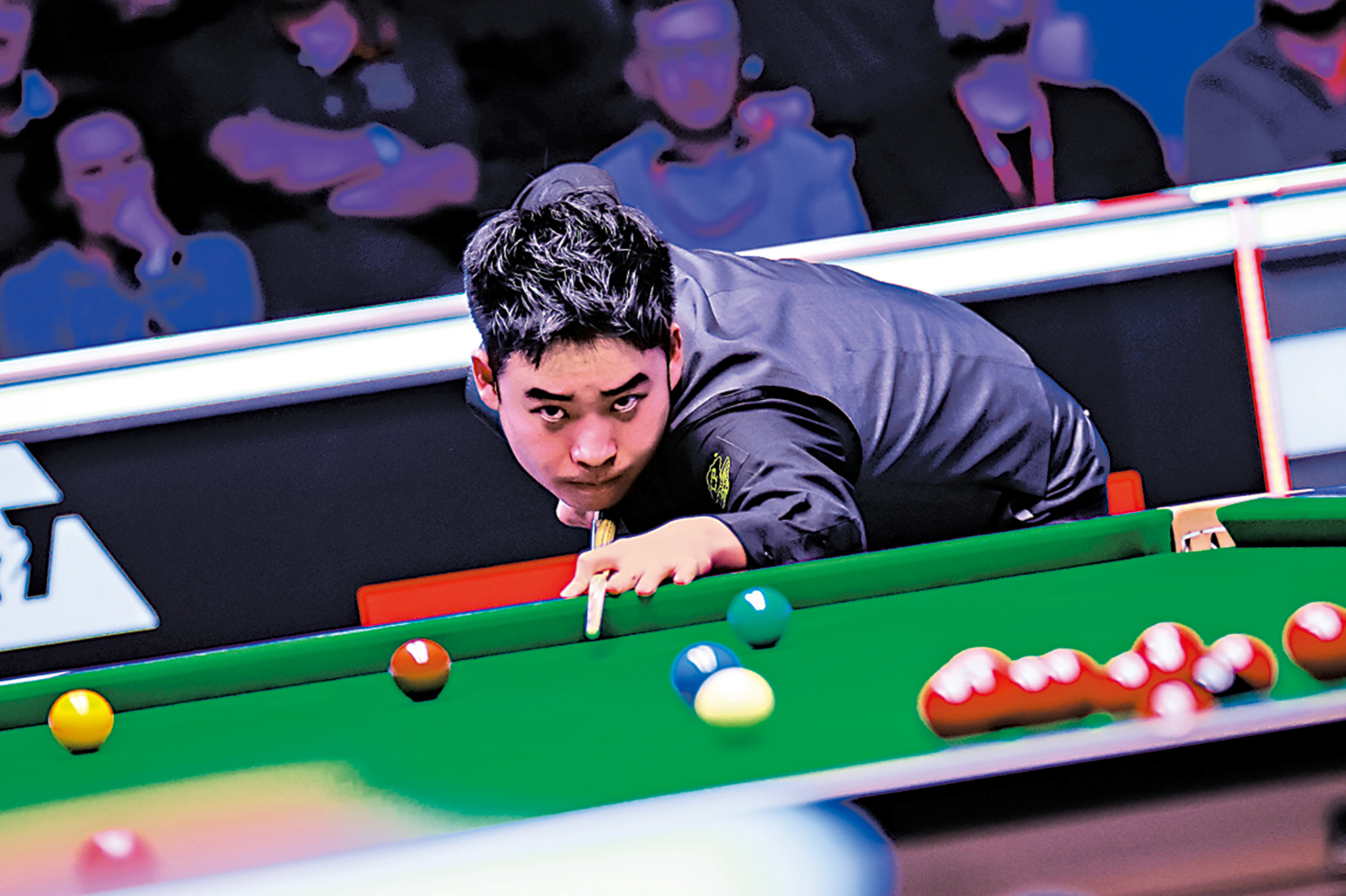 　　圖：斯佳輝在比賽中。