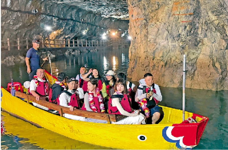 圖:去年6月,福州市旅遊協會馬祖踩線考察團參訪馬祖福澳港周邊景點。