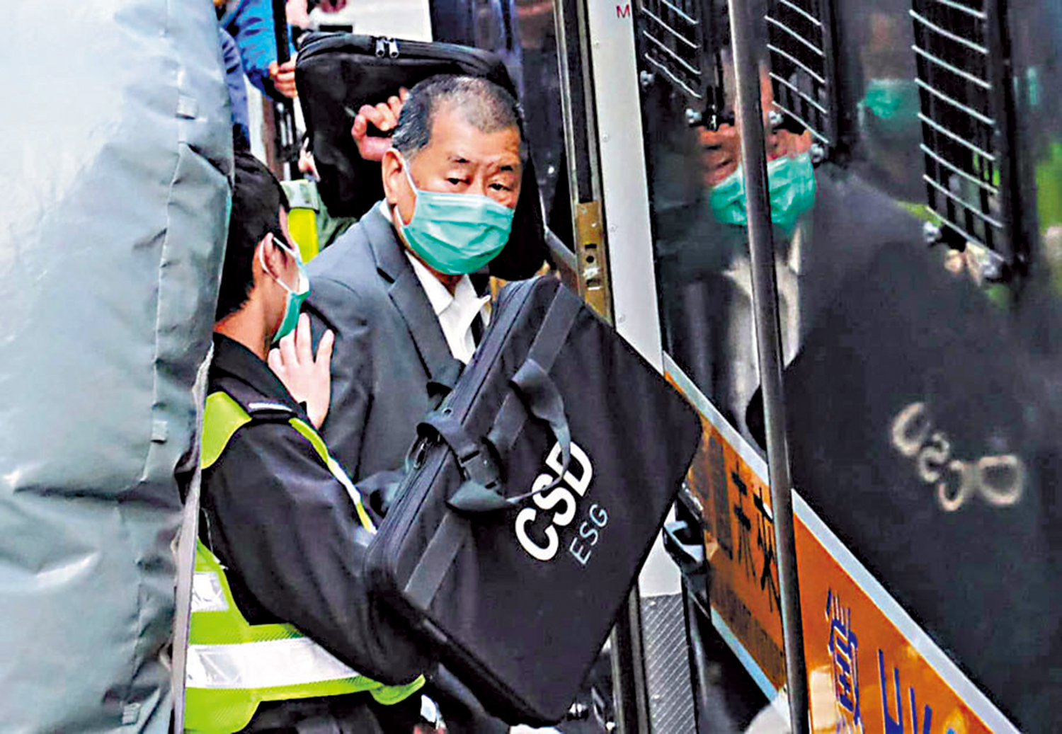 圖:黎智英承認安排陳方安生與美國前駐港總領事郭明瀚見面,之後陳方安生前往美國跟時任副總統彭斯會面。