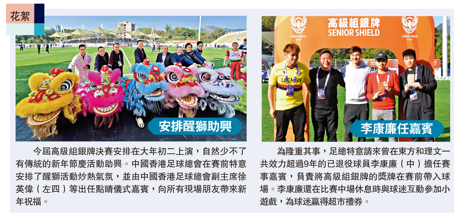 左圖:安排醒獅助興;右圖:李康廉任嘉賓