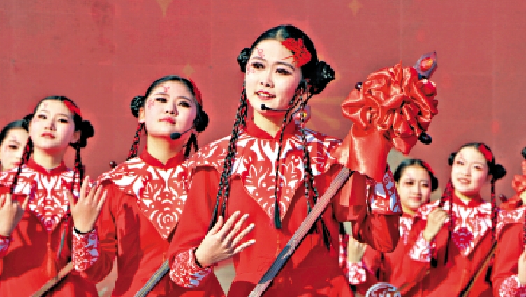 圖:「中式rap」陝北說書與世界共享中國年味。\受訪者供圖