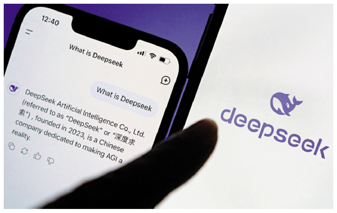 圖:目前,DeepSeek下載量持續攀升,據估計,一周內DeepSeek網站用戶數量就超過了谷歌的Gemini聊天AI。