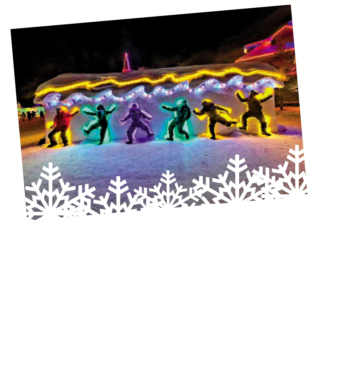 圖:冰天雪地帶來的難忘開心時光。