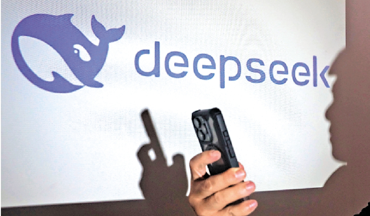 圖:中國的開源AI模型DeepSeek爆火出圈,引發了全球科技界和公眾的廣泛關注。