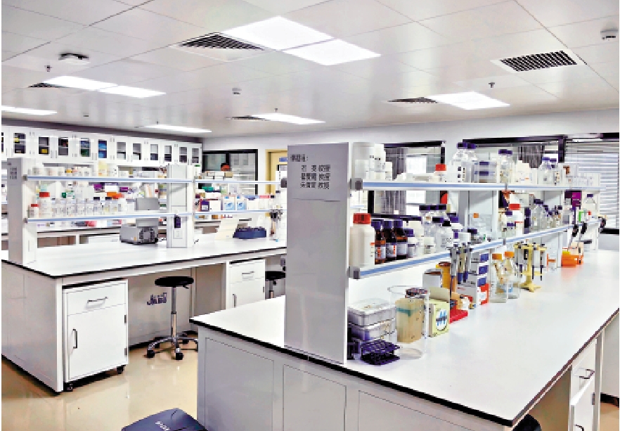 　　圖：河套合作區生物實驗室內的PI實驗室。\大公報記者郭若溪攝
