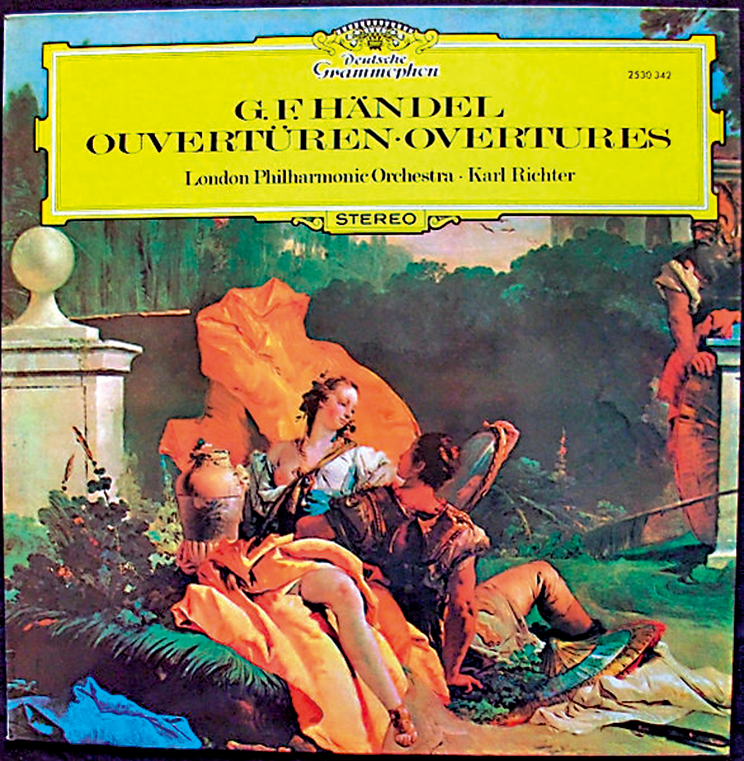 　　圖：「碟中畫」亨德爾《序曲集》／《里納爾多和阿爾米達在她的花園內》