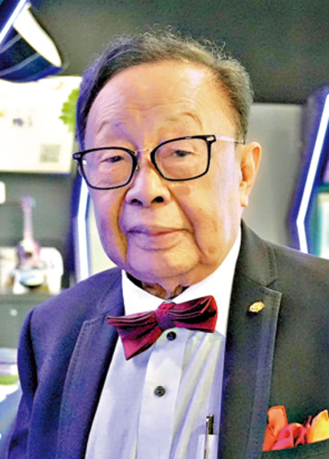 　　圖：陳清泉認為香港是連接全球的創新樞紐，是推動AI治理與合作的理想平台。\大公報記者何嘉駿攝