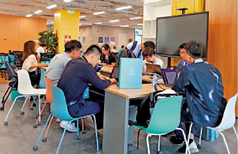 圖:深圳前海的一處創業空間為初創企業提供優質創業空間。