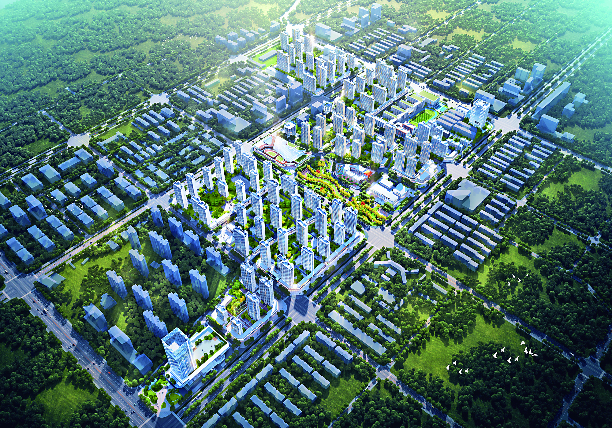 圖:陝西榆林小西沙棚戶區改造項目是該市未來城市的標誌性項目。