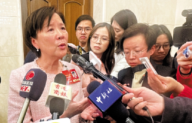圖:葉玉如表示,香港有發展人工智能的能力。\大公報記者敖敏輝攝