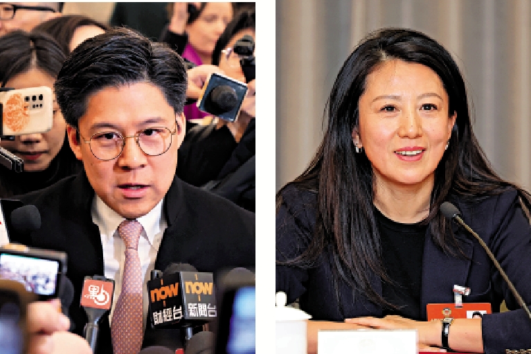 圖:霍啟剛和楊揚認同此次全運會不僅是體育競技的舞台,更是推動香港、澳門與內地深度融合、促進國際交流的重要契機。