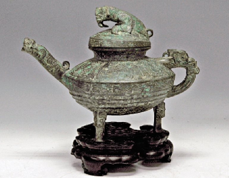 圖:西周青銅器「虎鎣」。二○一八年回歸祖國,入藏中國國家博物館。\作者供圖