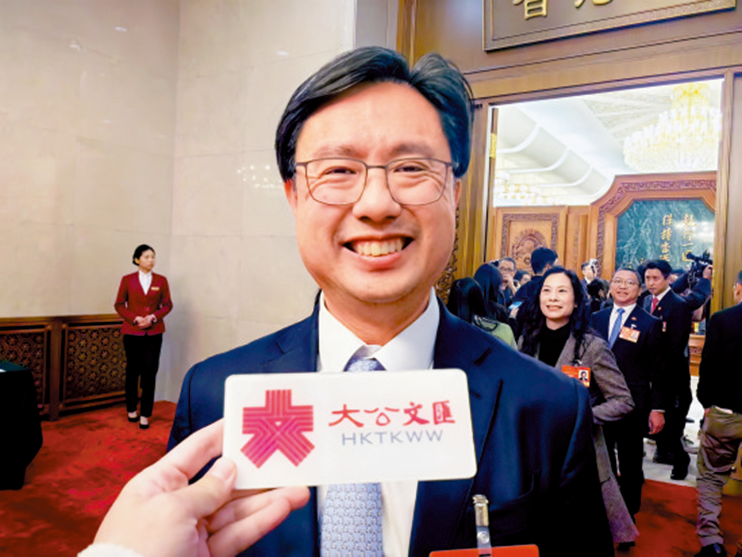 圖:冼漢迪表示,展望未來的發展方向,感受到教育、工程與科技協同奮進的重要性。