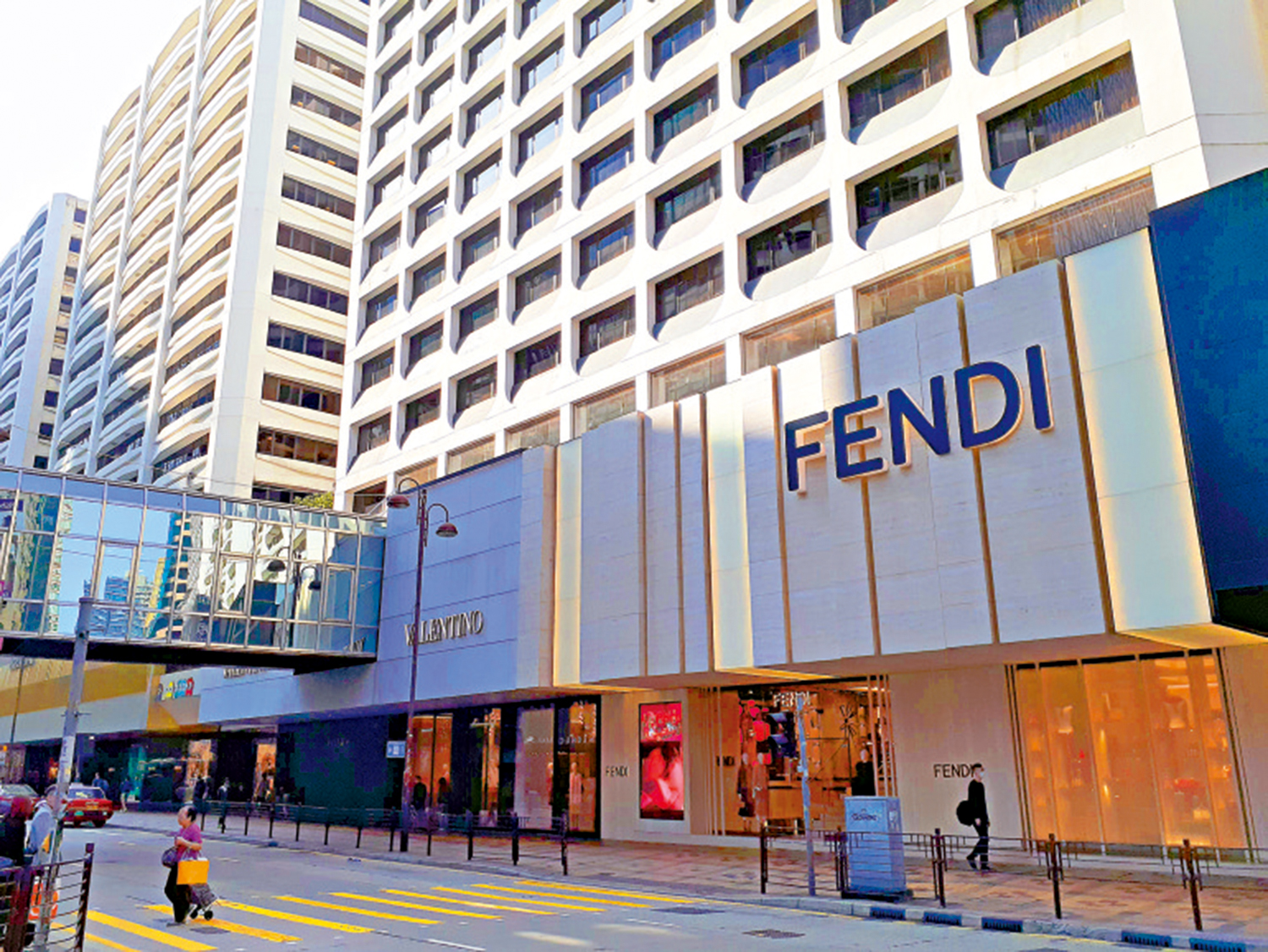 圖:Fendi去年在廣東道開設新店。