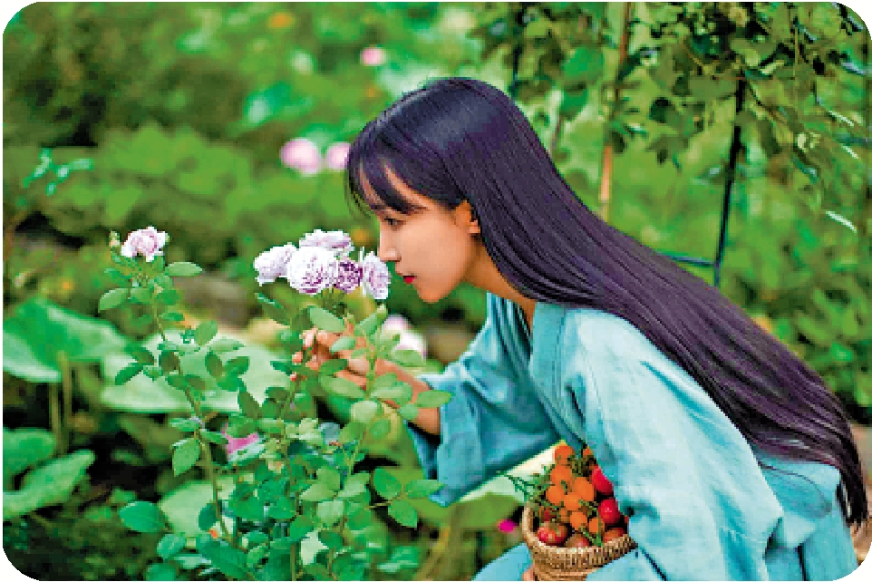 　　圖：李子柒的視頻呈現田園生活和傳統文化的美好。\資料圖片