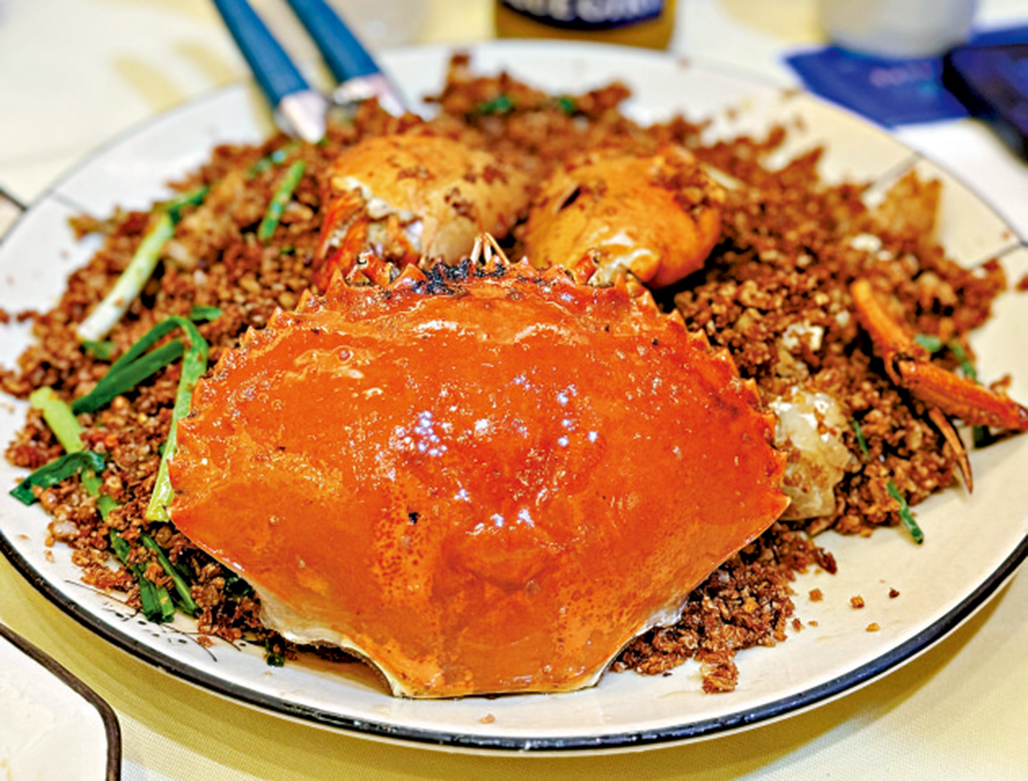 　　圖：財記避風塘炒蟹。