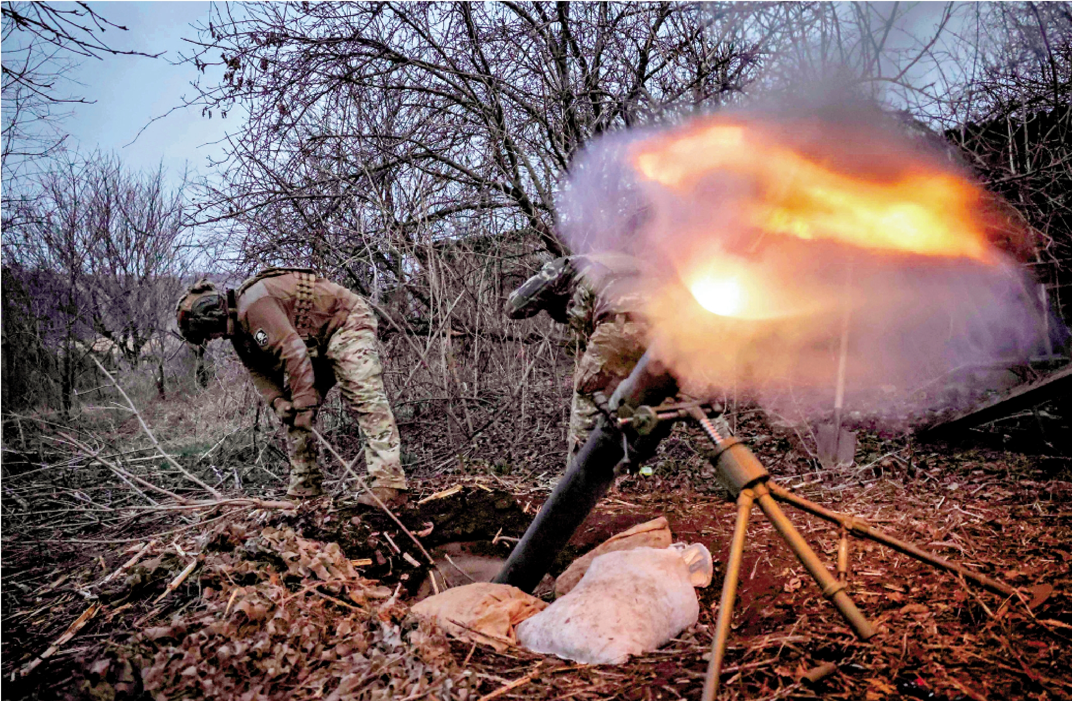 　　圖：烏軍在前線失利，基輔面臨向俄羅斯割讓領土的壓力。/法新社