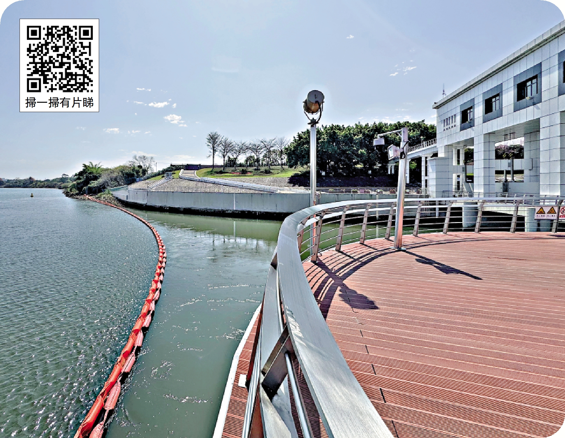 圖:東莞橋頭泵站將東江湖水抽入石馬河,利用石馬河逐級提升注入深圳水庫,再通過管道送水到香港。\大公報記者伍軒沛攝