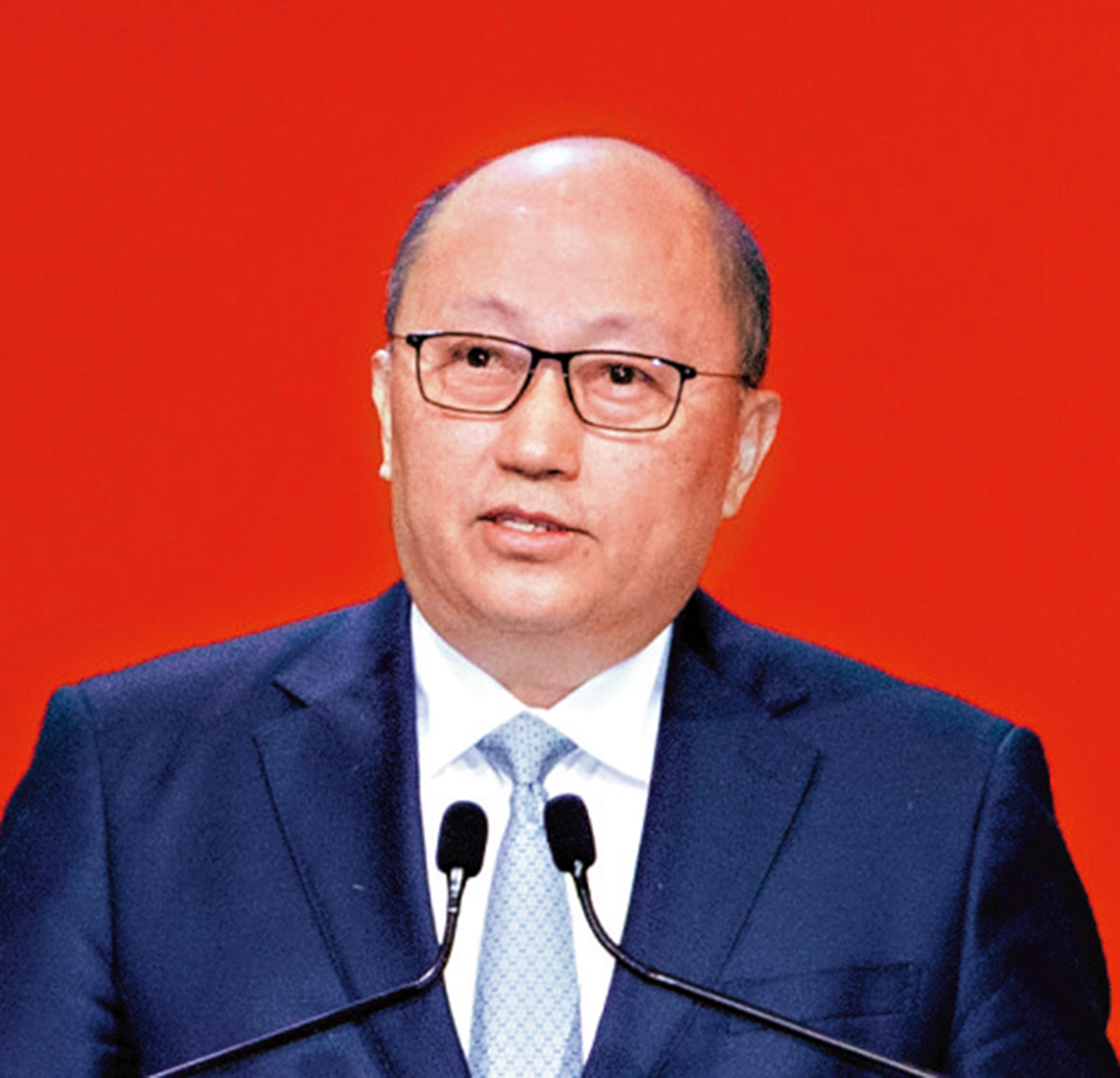 圖:中央政府駐港聯絡辦主任鄭雁雄表示,香港攜手廣東發展新質生產力前景廣闊、值得期待。
