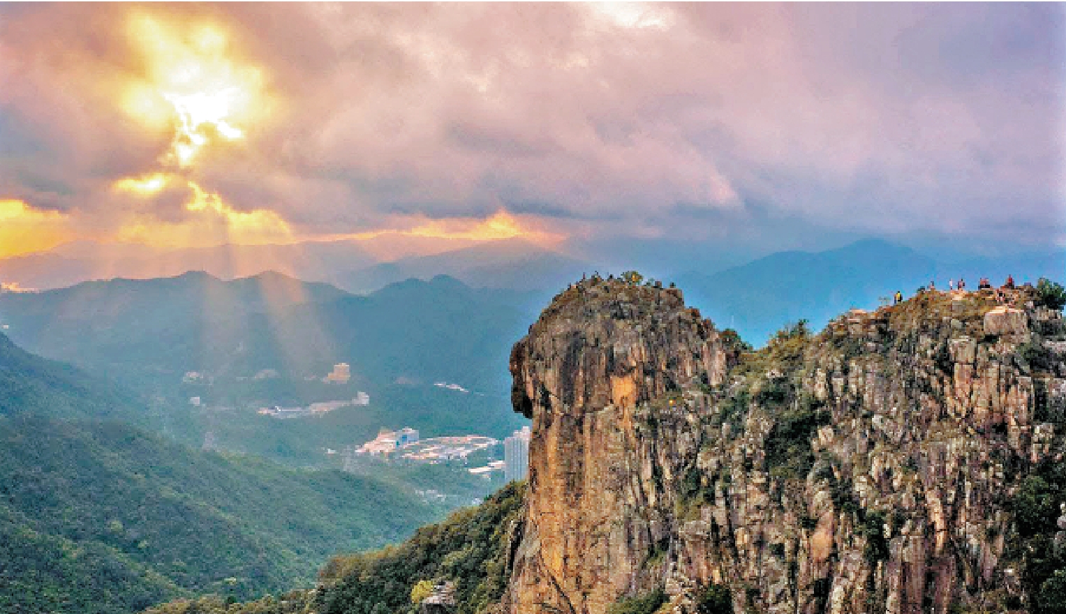 圖:獅子山象徵港人拚搏奮鬥精神。\資料圖片