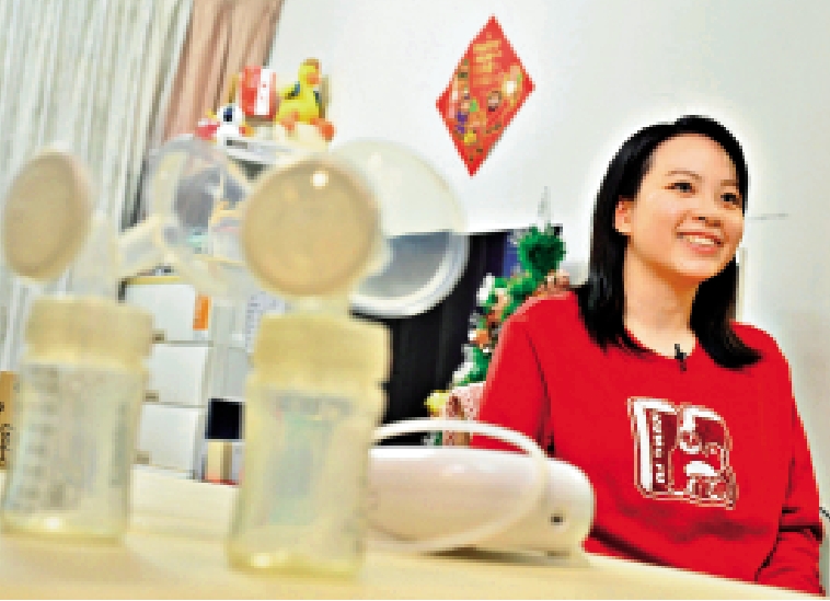 圖:陳敏婷是母乳捐贈者,盡力幫助有需要的嬰兒。