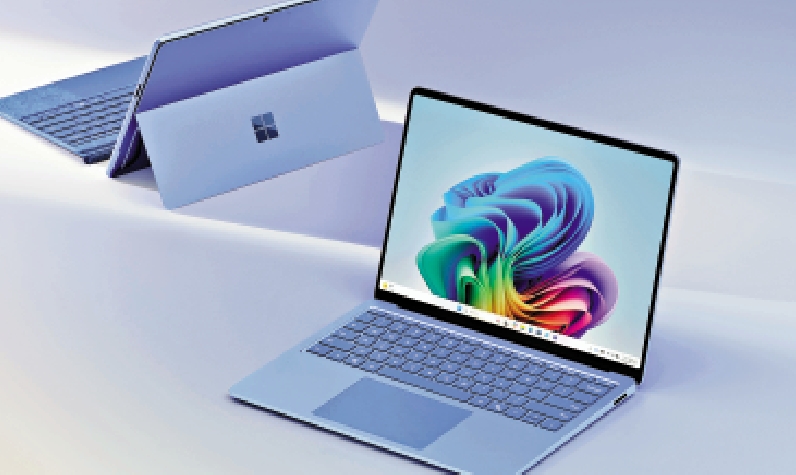 圖:Surface筆記簿電腦有配置英特爾或是Snapdragon晶片。