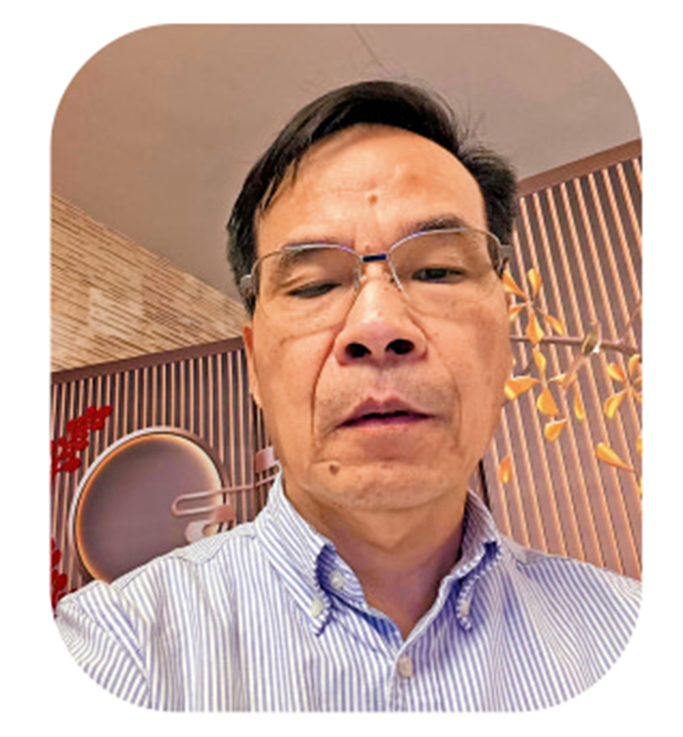 圖:62歲的洪先生