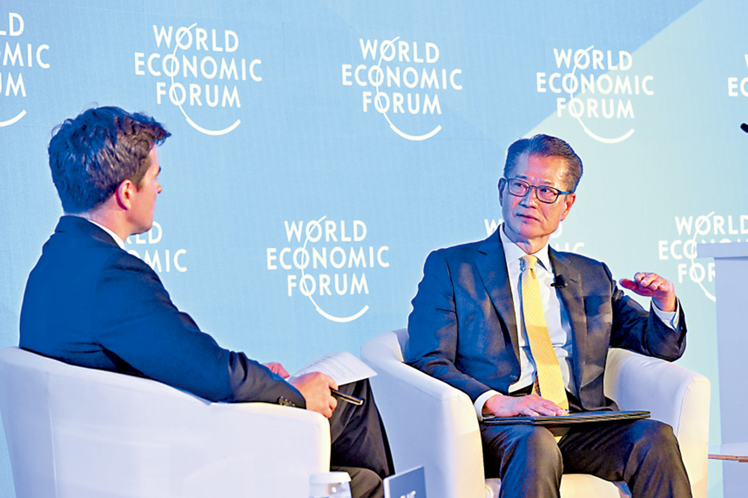 　　圖：陳茂波認為，香港仍是國際投資者和資金探索內地，以及內地企業和資金走出去的最重要節點。