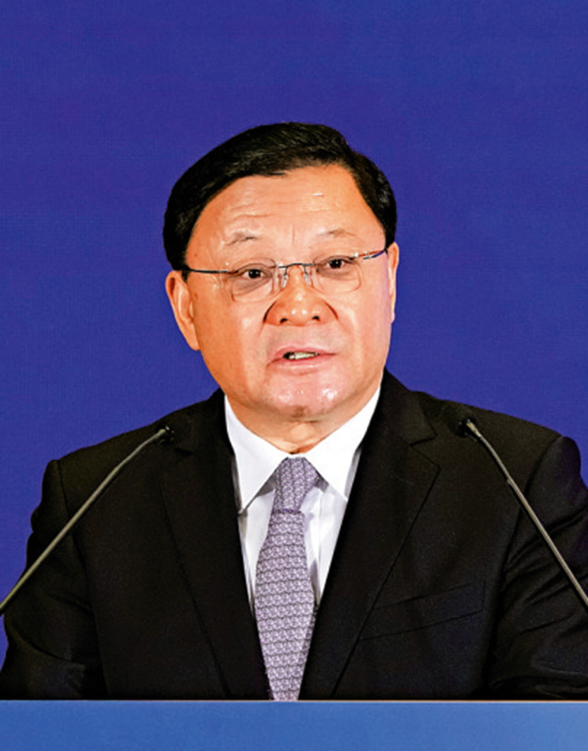 圖:王偉中表示,廣東省堅決扛起保障對港供水的重任,為香港繁榮穩定提供有力支撐。\大公報記者麥潤田攝