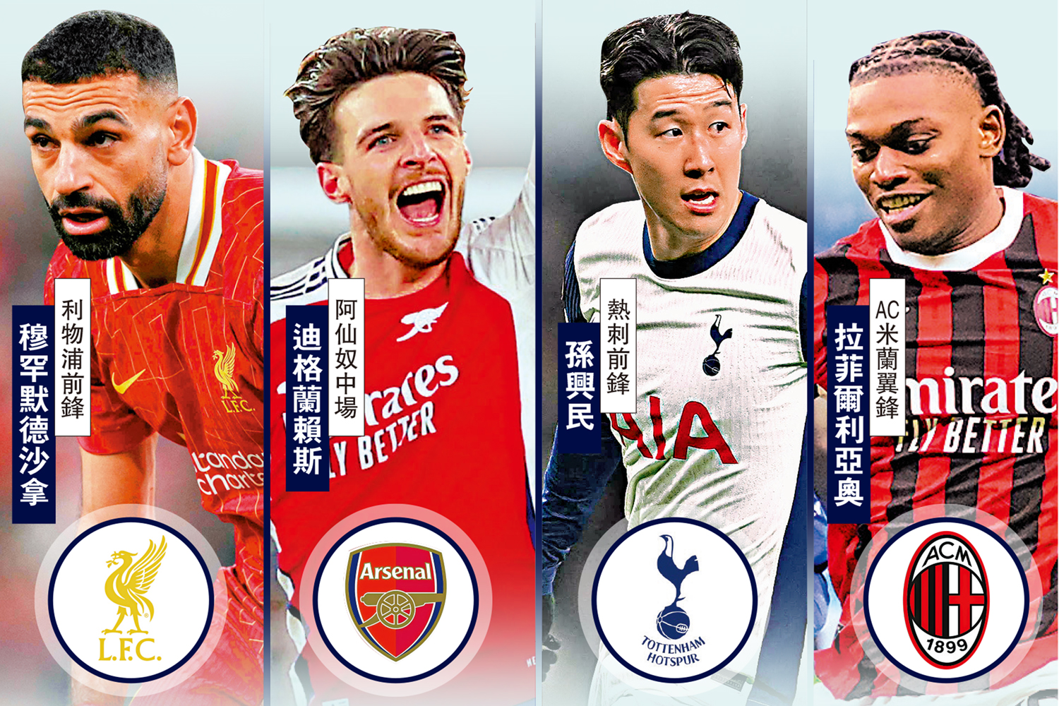 　　圖：4隊往昔訪港小回顧