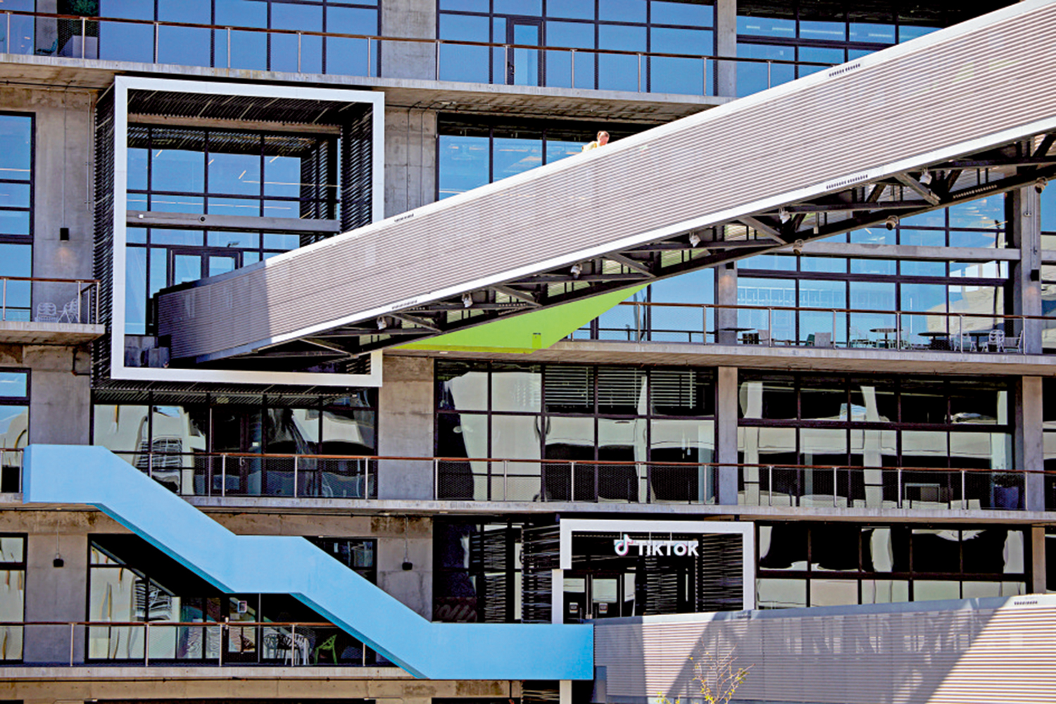 　　圖：位於美國加州卡爾弗城的TikTok辦公室。\路透社