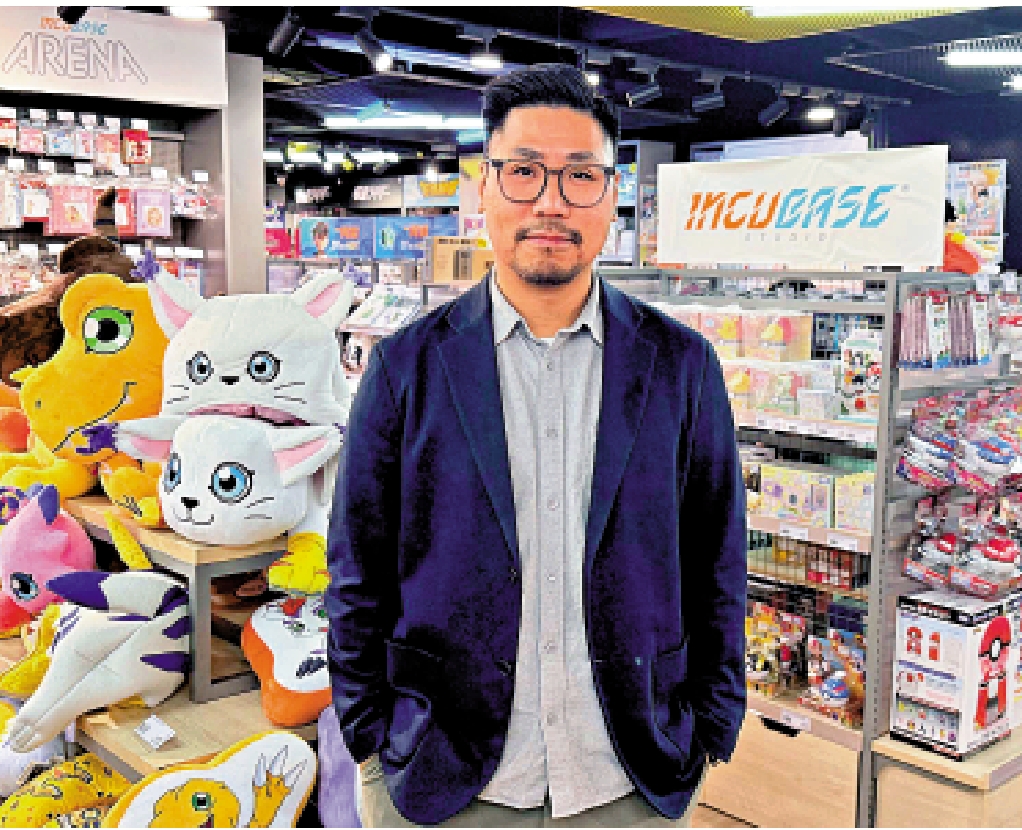 圖:葉宜昌表示,K11的注資將可有助加快公司的發展藍圖,把被視為次文化的動漫發展為主流文化。\大公報記者李潔儀攝