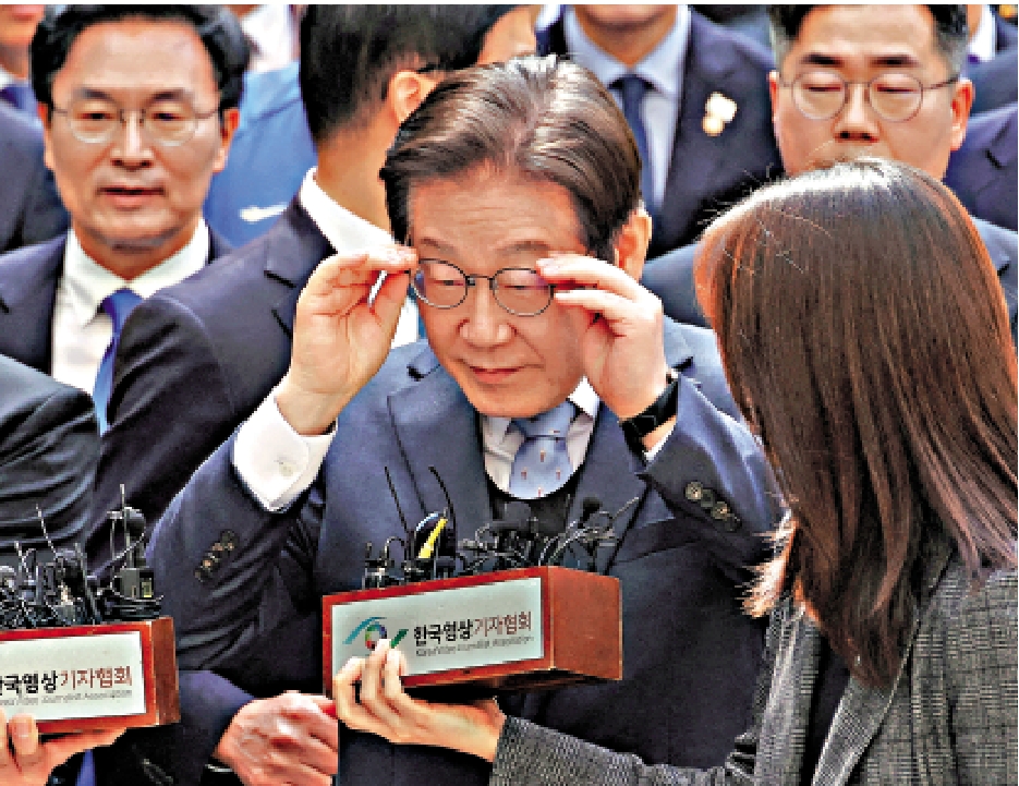 圖:韓國最大在野黨共同民主黨黨首李在明。\路透社