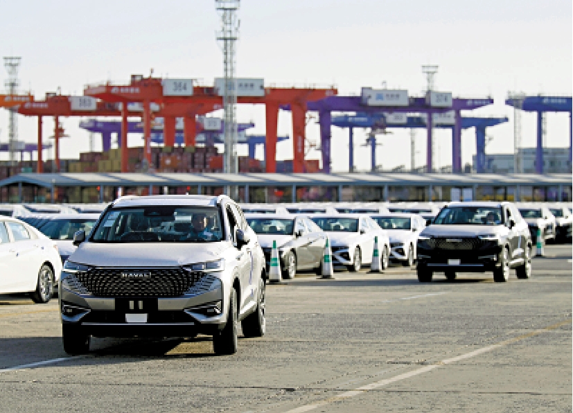 圖:去年中國出口美國的汽車僅有11.6萬輛,佔比不足2%。
